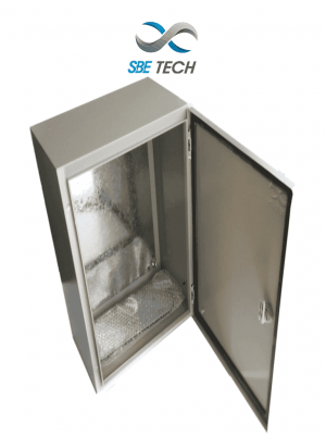SBETECH SBE-504025 - Gabinete metálico, 500x400x250 mm, grado IP 65 NEMA 4 - Image 1