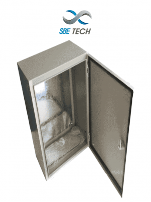 SBETECH SBE-604020 - Gabinete metálico 600x400x200 mm par uso exterior IP65, NEMA 4 - Image 1