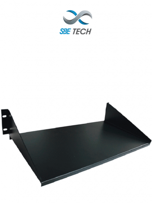 SBETECH SBE-C1914 - Charola para rack fija 14" (35.56 cm)  de profundidad 2 UR - Image 1