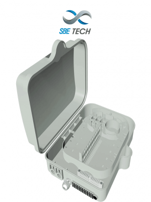 SBETECH SBE-CDEXTFTTX2X24NL - Caja de Distribución para FTTx para exterior Nueva Línea de 2x24, IP 65 - Image 1