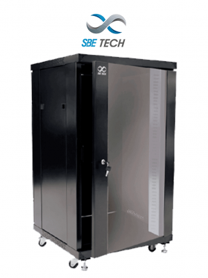 SBETECH GNL20URP600PC - Gabinete de piso de 20UR de alto con puerta de cristal - Image 1
