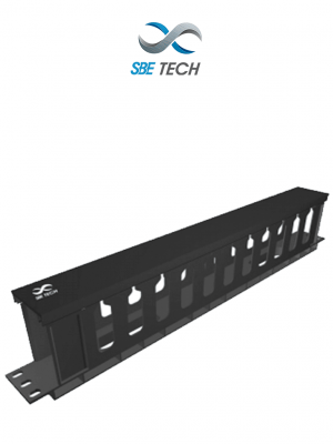 SBETECH SBE-OH1UR - Organizador de cable horizontal 1UR - Image 1