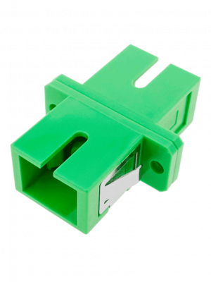 SBE TECH SBE-ADAPSCAPC-S - Adaptador simplex de SC/APC a SC/APC Monomodo/Verde con orejas - Image 2