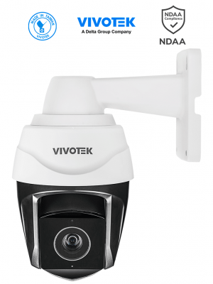 VIVOTEK SD9384-EHL - Cámara IP PTZ Exterior 5 MP con Zoom Óptico 30x, Smart IR 200m y Tracking, Protección Nema4X/IP66/IK10, EIS, WDR Pro con ciberseguridad Trend Micro, Camera Link y certificado NDAA, ONVIF, Deep Search - Image 1