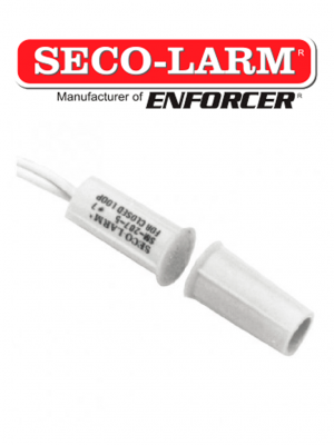 Seco-Larm SM2075QW - Contacto magnético blanco GAP 3/8" de empotrar tipo taquete Compatible paneles DSC / RISCO / BOSCH - Image 1