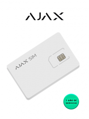 AJAX  Servicio de Datos Ilimitados por 1 año para SIM AJAX - Image 1