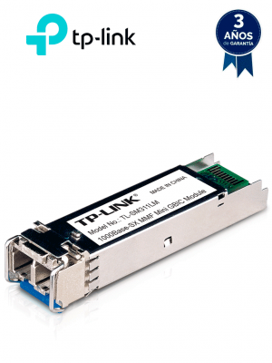 TP-LINK TL-SM311LS - Transceptor mini-GBIC SFP Duplex Monomodo 1GBase con alcance de 20 km y conector LC. - Image 1