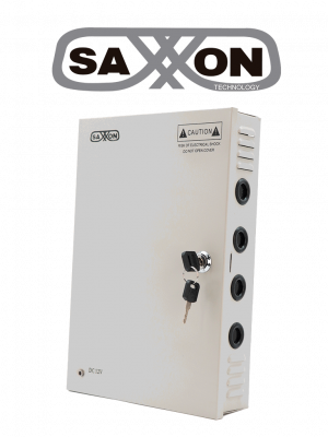 SAXXON SX30A18CH - Fuente de Poder Profesional 12 VCD / 30 Amperes / 18 Canales / 1.6 Amperes por Canal / Protección contra Sobrecargas / Led Indicador de Funcionamiento / Con Switch 110/220V - Image 1