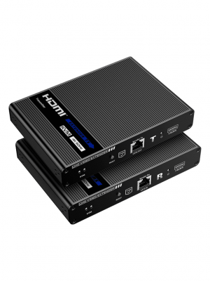 SAXXON LKV676KVM-PI - Kit extensor de video HDMI IPCOLOR/ Resolucion 4K @ 30 Hz/ Hasta 70 metros en 1080P y 40m en 4K con Cat 6/ 6A/ 7/ Cero latencia/ Soporta Teclado Video Mouse/ Soporta HDR/ ARC - Image 3