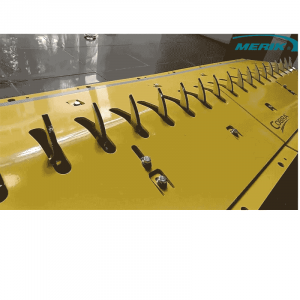 MERIK 12300PY6P - Paquete de picos poncha llantas LIFTMASTER / Montaje superficial / 2 Tramos de 91cm cada uno / Color amarillo / Incluye par de biseles laterales - Image 2