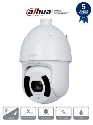 DAHUA DH-SD6CE245GB-HNR - Cámara IP PTZ 2MP con WizSense, zoom óptico 45x, Starlight, IR 250m, Autotracking 3.0, SMD 4.0, detección de rostros, protección perimetral, PoE+, IP67, IK10 - Image 1