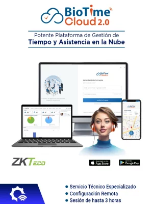 ZKTECO BIOTIMECLOUD-SER - Servicio de Configuración Remota (3 Hrs) para BioTime Cloud 2.0, Programación mediante su Ejecutivo de Ventas - Image 1