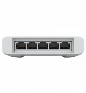 UBIQUITI USW-FLEX Switch UniFi para exterior IP55 de 5 puertos 10/100/1000, con 1 puerto PoE de entrada 802.3af/at/bt y 4 puertos PoE de salida 802.3af. Compatible con Inyector PoE-50-60W y UTP7201GE-PSE60. No incluye inyector PoE. - Image 3