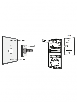 BOSCH I_B328- SOPORTE CON ROTULA/ MONTAJE EN PARED/ PIR - Image 2