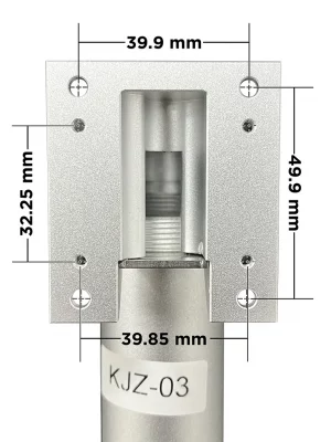 ZKTECO KJZ03 - Soporte de Fijación para Equipos Visible Light / Linea SpeedFaceV5L, ProFaceX y FaceDepot7BL / Acero Inoxidable / Compatible con Nuevos Pedestales FMB03 y FMB01 - Image 3