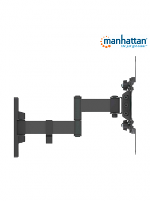 MANHATTAN 461405 - Soporte para Pantallas de 13 a 42 Pulgadas/ 20 Kg de Carga/ Brazo Articulado Doble/ Distancia a la Pared de Hasta 27.3 cm/ Acero Solido/ Ajuste de Inclinación y Angulo/ VESA 75/ 100/ 200x100/ 200/ - Image 5