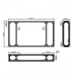 DAHUA LS550UC-E/U-Y - Soporte para Monitor de 55 Pulgadas/ Mantenimiento Trasero/ Para Montaje en en Piso/ Compatible con: DHI-LS550UCM-EF - Image 2