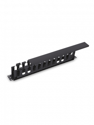 SAXXON J6068 - Organizador de cable horizontal para rack / Un lado / Plastico / 1U - Image 1