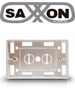 SAXXON A164B - Caja para placa de pared / Usos multiples / Color blanco - Image 1