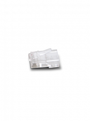SAXXON S901A - Conector plug RJ45 para cable UTP / CAT5E / Paquete 100 piezas/ 15 Micras - Image 1