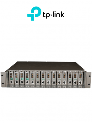 TP-LINK - TL-MC1400 - Chasis 14 bahías para 14 convertidores de medios - Image 1