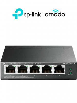 TP-LINK - TL-SG1005LP - Switch de escritorio Gigabit de 5 puertos con 4 puertos PoE+ - Image 1