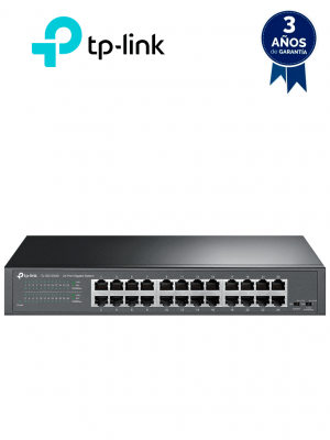TP-LINK TL-SG1024D - Switch Gigabit no administrable de 24 puertos 10/100/1000 Mbps para escritorio/rack - Image 1