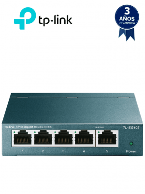 TP-LINK TL-SG105 - Switch Gigabit no administrable de 5 puertos 10/100/1000 Mbps - Image 1