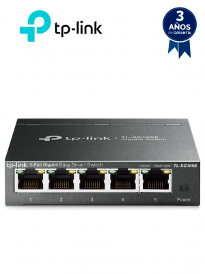 TP-LINK - TL-SG105E - Switch 5 puertos Gigabit RJ45 - Image 1