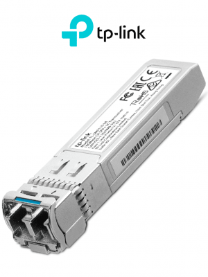 TP-LINK - TL-SM5110-LR / Transceptor mini-GBIC SFP LC 10GBase-LR SFP+ / Monomodo / Admite conexiones Ethernet 10G de dúplex completo de hasta 10 km con cables de fibra de 9/125 µm, respectivamente - Image 1