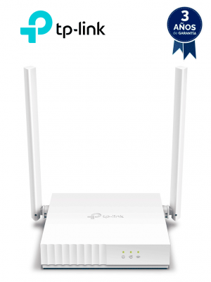 TP-LINK TL-WR820N -  Router inalámbrico WISP de 2.4 GHz de 300 Mbps con 2 antenas externas omnidireccionales de 5 dBi, 2 puertos LAN 10/100 Mbps y 1 puerto WAN 10/100 Mbps. - Image 1