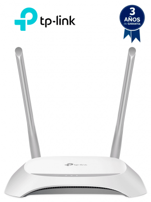 TP-LINK TL-WR840N - Router inalámbrico con velocidad de hasta 300Mbps, WiFi 4 802.11n/b/g en 2.4 GHz, 2 antenas con 4 modos: Router, Extensor de Rango, Punto de Acceso y WISP, 1 puerto WAN FE y 4 puertos LAN FE. - Image 1