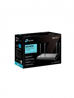 Archer BE220 BE3600 Dual-Band Router WiFi 7 de Doble Banda a 3.6 Gbps, Puertos 1× puerto WAN de 1 Gbps + 4× puertos LAN de 1 Gbps, 4× antenas externas junto con Beamforming, Compatible con EasyMesh - Image 2