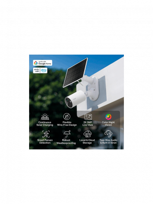 Tapo C410 KIT Cámara de Vigilancia Wi-Fi Solar con Vista 3MP QHD y Detección IA Avanzada gratuita, Grabación de Vídeo 2K QHD, Alimentación Ininterrumpida. IP66. - Image 3