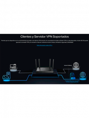 Archer BE220 BE3600 Dual-Band Router WiFi 7 de Doble Banda a 3.6 Gbps, Puertos 1× puerto WAN de 1 Gbps + 4× puertos LAN de 1 Gbps, 4× antenas externas junto con Beamforming, Compatible con EasyMesh - Image 3