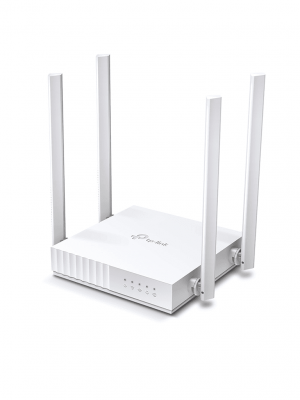TP-LINK Archer C24 - Ruteador WiFi AC 750Mbps con 1 puerto WAN RJ45 Fast Ethernet, 4 puertos LAN RJ45 Fast Ethernet, 4 antenas fijas y modos de funcionamiento como enrutador, punto de acceso y extensor de red. - Image 2