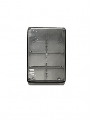 SBE TECH SBE-TR19014070 - Caja plástica con tapa transparente de 19x14x7 cm multiusos, IP66, fabricada en material autoextinguible y resistente a la abrasión - Image 1