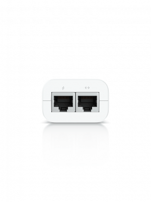 UBIQUITI - U-PoE Inyector PoE Gigabit para equipos Ubiquiti, 48 VDC, 0.32A, color blanco. - Image 2
