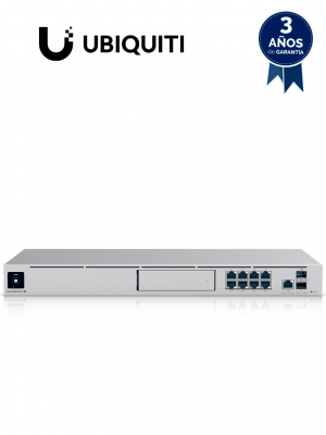 UBIQUITI UDM-SE- UniFi Dream Machine Special Edition/ 1 Puerto WAN 2.5G RJ45 y 1 Puerto WAN SFP+/ 8 puertos LAN RJ45 con POE/ 1 LAN SFP+/ 128 GB de memoria interna/ Aplicaciones UniFi Integradas - Image 1