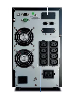 CDP UPO11-3 AXi - UPS online de 3000VA y 3000W con voltaje de entrada 220VCA, 8 terminales de salida, 6 baterías de 12V a 9AH, 5 min. respaldo a carga completa - Image 2