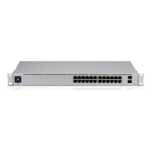 UBIQUITI USW-24 UniFi Switch Capa 2 de 24 puertos 10/100/1000 Mbps más 2 puertos 1G SFP, con pantalla informa - Image 6