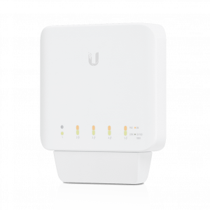UBIQUITI USW-FLEX Switch UniFi para exterior IP55 de 5 puertos 10/100/1000, con 1 puerto PoE de entrada 802.3af/at/bt y 4 puertos PoE de salida 802.3af. Compatible con Inyector PoE-50-60W y UTP7201GE-PSE60. No incluye inyector PoE. - Image 2