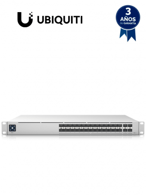 UBIQUITI USW-PRO-AGGREGATION Unifi Switch Aggregation de capa 3 con 28 puertos SFP+ (10G) y 4 puertos SFP+ (25G) - Image 1