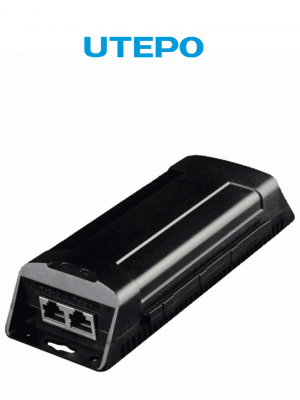 UTEPO UTP7201GEPSE60 - Inyector PoE 60W ideal para PTZ, High PoE, Gigabit Ethernet, AF/AT - Image 1