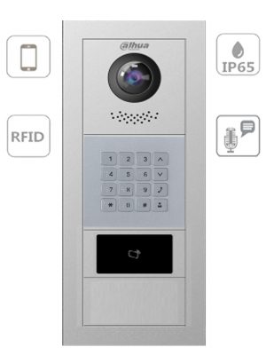 DAHUA PAQVTO4202F - Paquete Modular de Frente de Calle Departamental/ Función P2P/ Cámara de 2 Megapíxeles/ Apertura con Tarjetas Mifare/ Hasta 100 Monitores/ Notificación a APP/ Apertura Remota/ Uso Fraccionamientos/ - Image 1