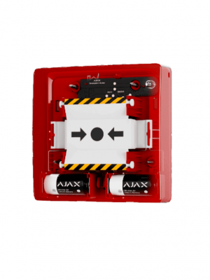 AJAX Manual CallPoint (Red) - Estación manual inalámbrica reajustable con escenarios programables. Versión de color rojo. - Image 2