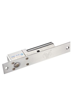YLI YB300 - Cerradura Eléctrica de perno Soporta 800 Kg / Función NO  / Voltaje 12 y 24 VDC / Retardo 3,6 y 9 segundos / Fail Safe / Compatible con controles de acceso / Compatible Soporte de fijación BBK600 - Image 1