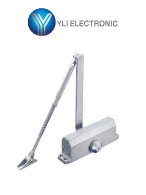 YLI YC-83-2 - Brazo cierra puerta automático / Para puertas de 100 kg / Compatible con puertas de madera, vidrio, metal / Velocidad ajustable de cierre / Instalación izquierda o derecha - Image 1