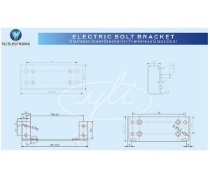 YLI YB300PACK - Paquete de cerradura de perno para control de acceso de puertas con retardo configurable de 3, 6 y 9 segundos incluye soporte de instalacion modelo YM600/ Voltaje dual 12 o 24 VDC - Image 2