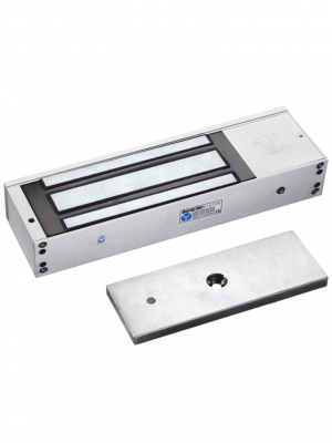 YLI YM750TLED - YLI YM750TLED - Cerradura Magnética 750 kg o 1500 Lb de Fuerza de Sujeción / Indicador Led / Uso Interior   Retardo de tiempo / Voltaje Dual 12v/24 VDC / Compatible con Soporte MBK750ZL - Image 2